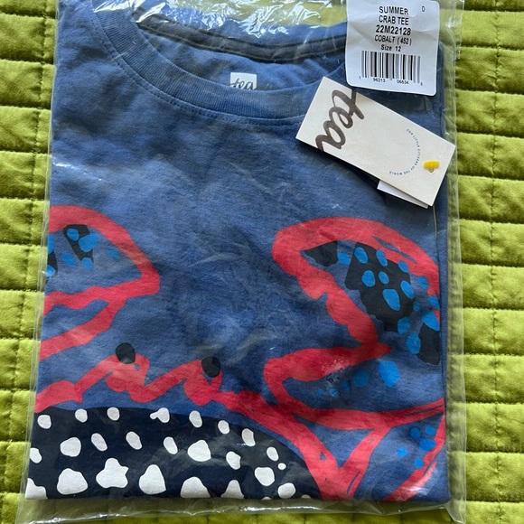 Tea Collection Summer Crab Tee, new with tags - Picture 2 of 2